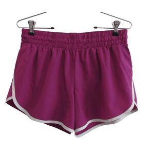Athletic Works Purple Running Active Lined‎ Shorts Sz M